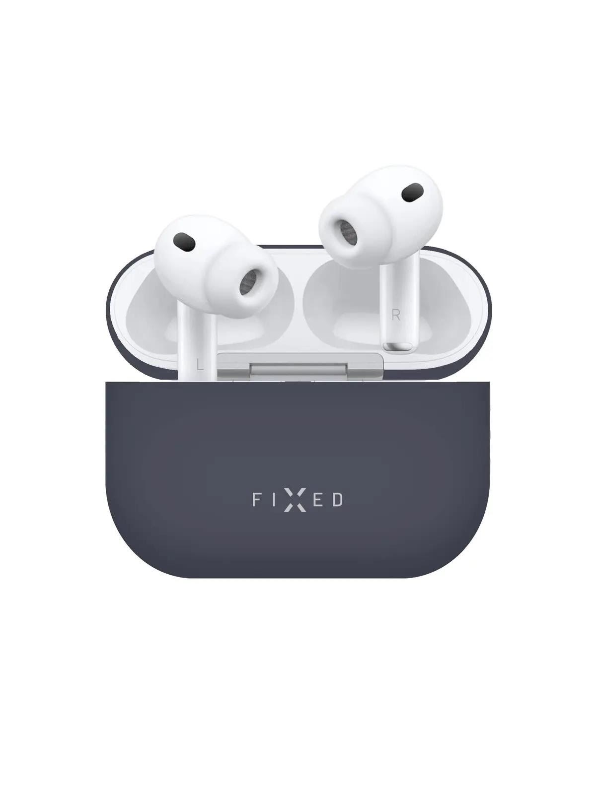 FIXED Silky Silicone case for Apple AirPods Pro 3 Blue