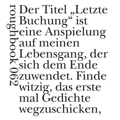 Die letzte Buchung, Taschenbuch von Peter Wawerzinek, Urs Engeler, 978-3-906050-94-2