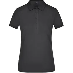Damen Elastic Polo-Shirt Piqué "JN709" - M - black