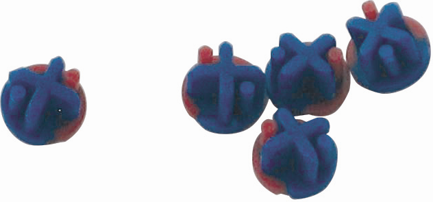 Kludi marqueur match0 93092100-00 chrome rouge-bleu