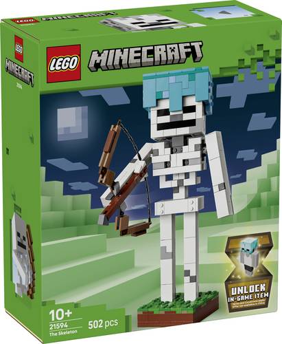21594 LEGO MINECRAFT Das Skelett Bauspielzeug zum Videospiel Zimmerdeko