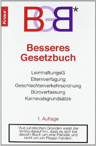 Oliver Kuhn - BGB: Besseres Gesetzbuch - Preis vom 18.10.2026 19:22:15 h