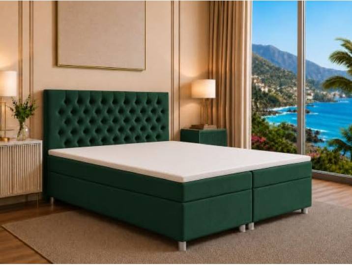 Best For Home Trinity K-14 Boxspringbett 160x200 cm mit Matratze & Stauraum
