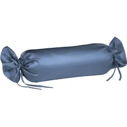 fleuresse Bettwäsche Mako Satin Colours 009100-6073 denim Kissenhülle 40x60 cm