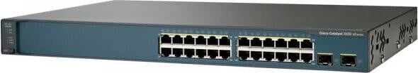 Cisco Catalyst WS-C3560V2-24TS-S Layer 3 Switch met 24 poorten en 2 uitbreidingsslots