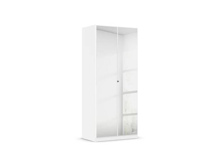 Rauch Möbel Reflect, Kleiderschrank, Farbe Weiß, Breite 91 cm