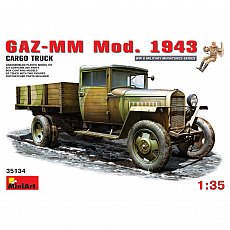 MiniArt - GAZ-MM (Mod. 1943) Cargo Truck - 1:35 - 360 Teile 310716