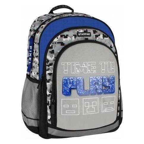 Starpak Pixel-Rucksack, grau (527188)