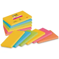 Post-it® Super Sticky Notes Carnival Haftnotizen 12,7 x 7,6 cm