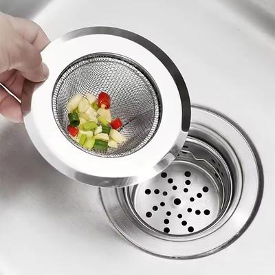 Inspire Daily Merch Stainless Steel Kitchen Sink Strainer, Anti Blocking Hair Drain Funnel For Dishwasher Basin Floor Sewer Stainless Steel Kitchen Sink Strainer, Anti Blocking Hair Drain Funnel For Dishwasher Basin Floor Sewer