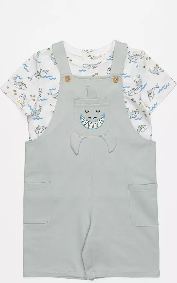 Manor Baby - Set: Top und Shorts, für Herren, Hellblau, Größe 86