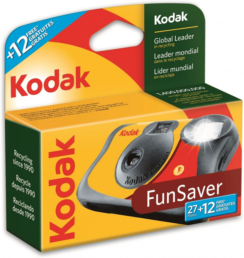 Kodak Fun Saver 27+12 ISO 800 Einwegkamera