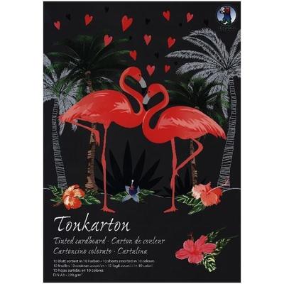 URSUS Tonkarton-Block 'Sonderedition' (220 g/m²), DIN A3, 10 Blatt sorteirt in 10 Farben