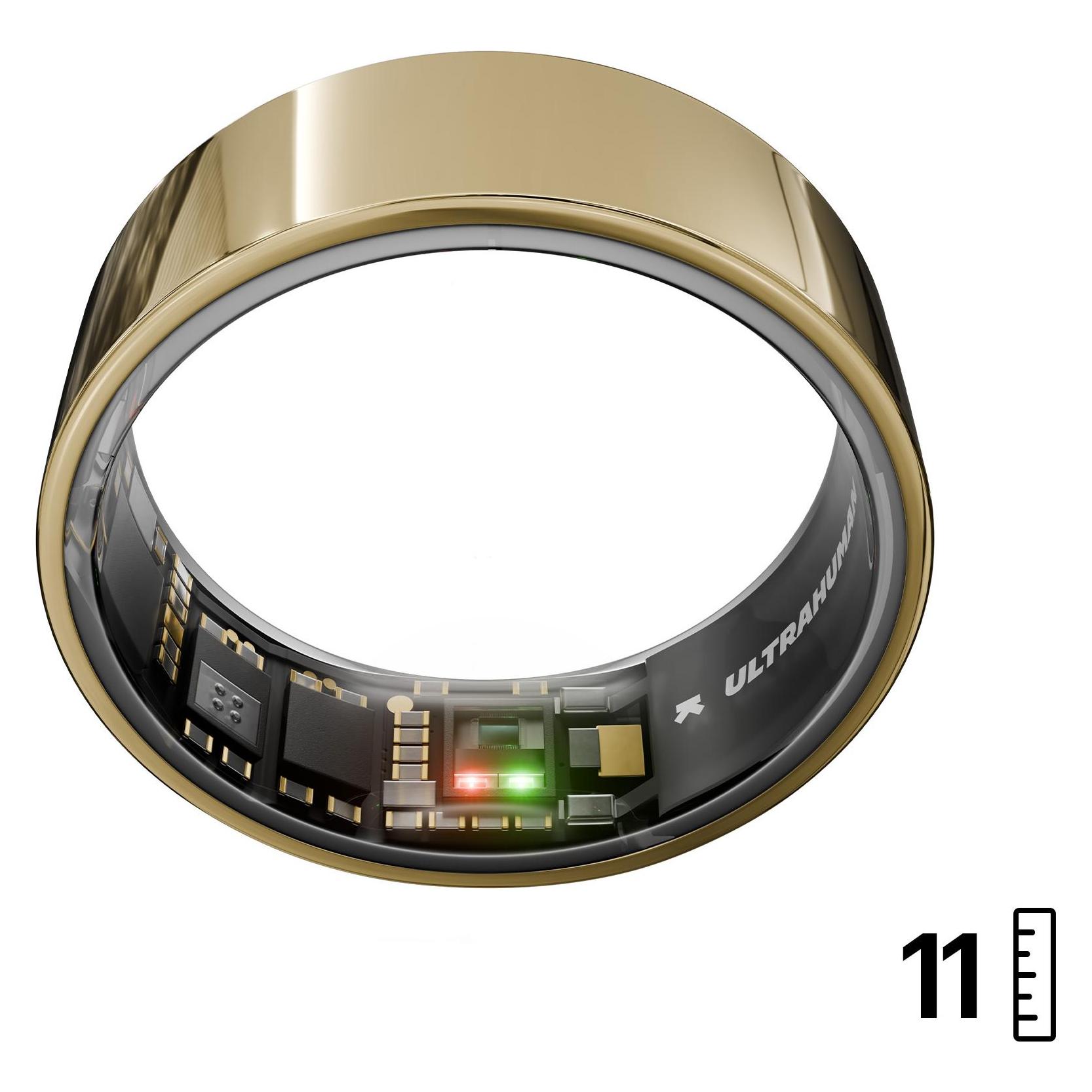 Ultrahuman Ring AIR Bionic Gold - Size 11 (11, Bionic Gold) (UHRA-BG-11-EUL7)