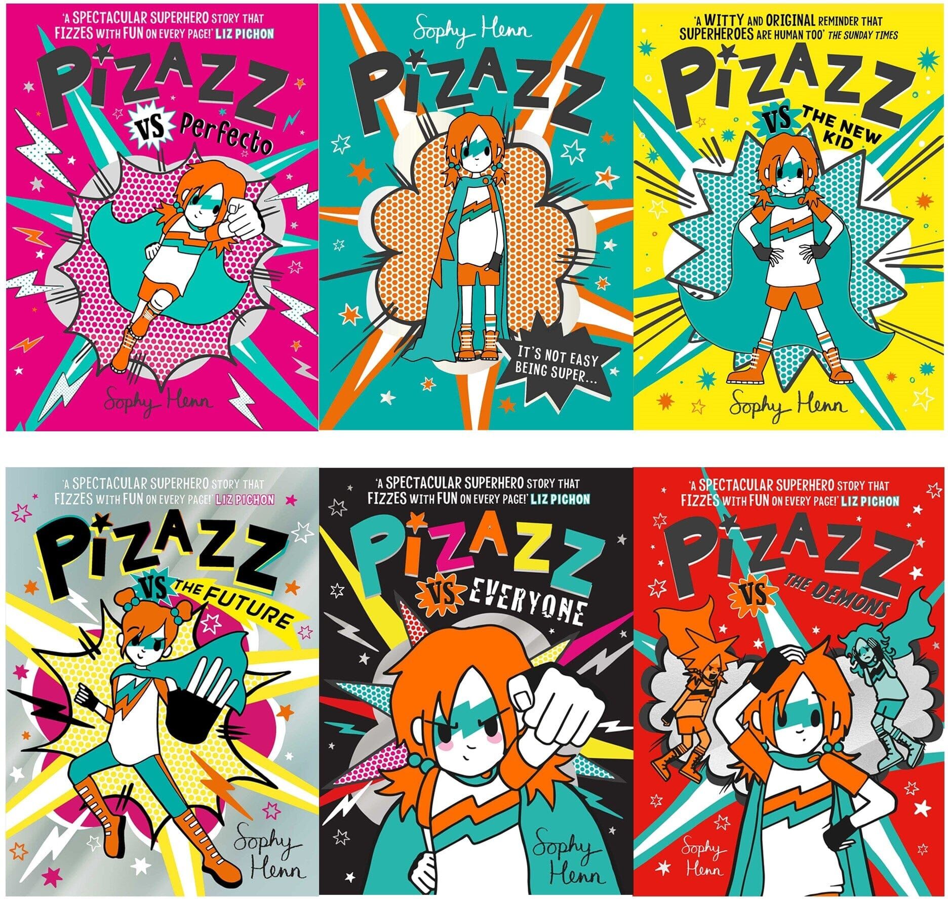 Pizazz by Sophy Henn 6 Books Collection Set - Ages 7-9 - Paperback Simon & Schuster