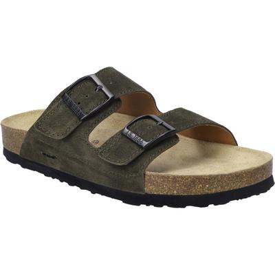 Sandale JOSEF SEIBEL "Hermine 06, moos", Damen, Gr. 41, grün (moos), Obermaterial: 100% Rindsleder Leather cow., Schuhe Sandale