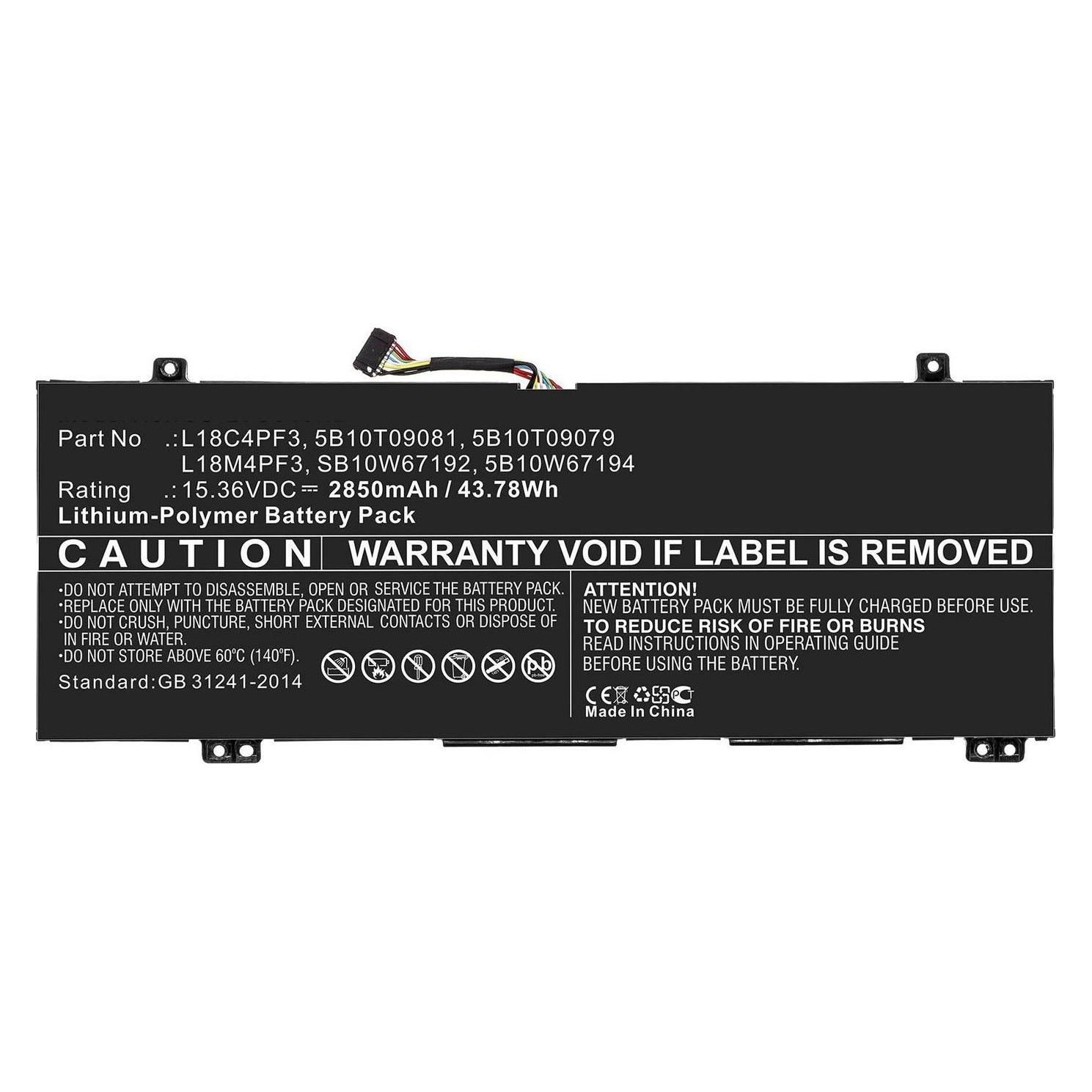 CoreParts Laptop Battery for Lenovo (2850 mAh) (MBXLE-BA0239)