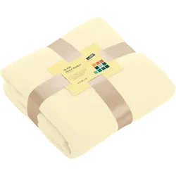 James & Nicholson Fleece Decke JN950 off white one size