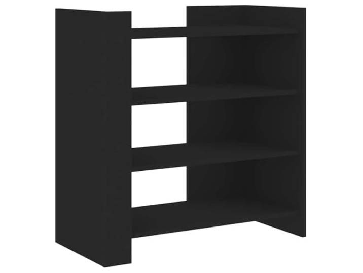 Sideboard Schwarz 73,5x35x75 cm Holzwerkstoff Stauraumschrank Feuchtigkeitsbeständig, langlebig, viel Stauraum, flexibel montierbar, zeitloses Design