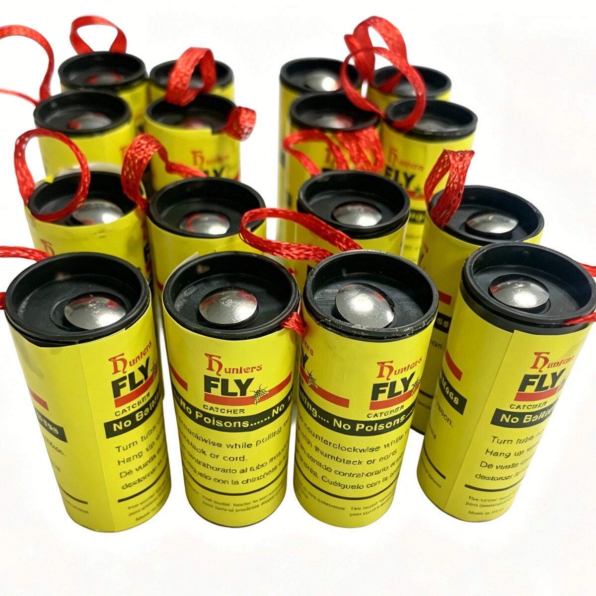 INF Piège à mouches, rouleau de papier anti-mouches, paquet de 16