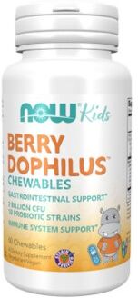 Now Kids Berry Dophilus 60 cápsulas