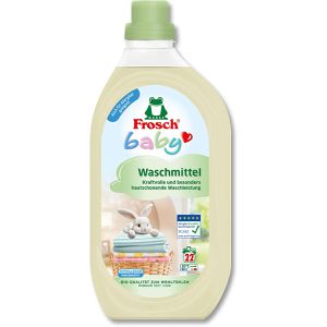 Frosch Waschmittel Baby, Bio-Qualität, flüssig, hypoallergen, 1,5 Liter, Waschladungen 22