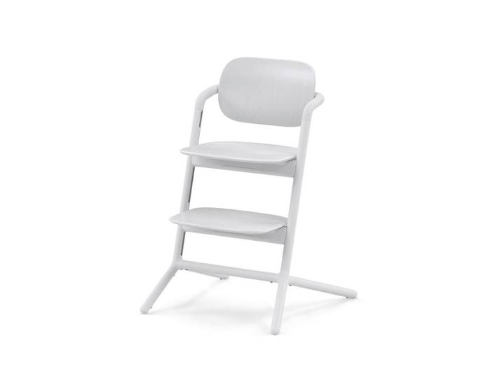 cybex Gold Hochstuhl Lemo, Weiß, Holz, Kunststoff, 54.5x81.5x56 cm, Fußstütze verstellbar, Sitzfläche höhenverstellbar, Babymöbel, Hochstühle & Zubehör, Hochstühle