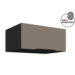 Küchen Aufsatzschrank 80 Küche ARIA Sandgrau matt Küchenzeile Anti Fingerprint