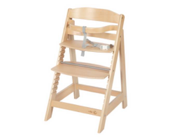 roba Chaise haute »Sit Up«, chaise haute évolutive en bois. (crème)
