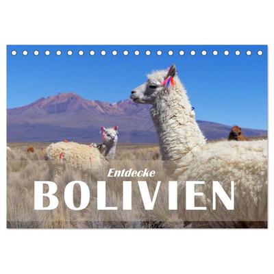 Entdecke Bolivien (Tischkalender 2026 DIN A5 quer), CALVENDO Monatskalender