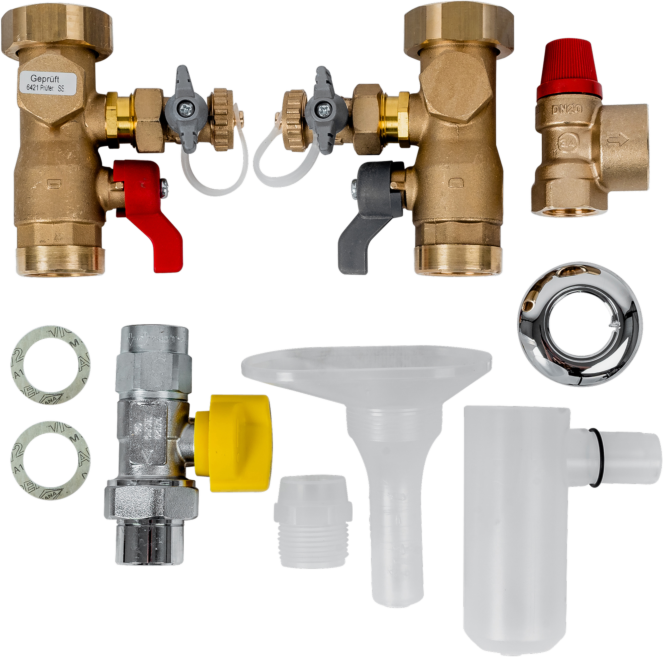 Wolf Cgb Anschluss-Set 8616330 CGB-2-38/55, für Aufputzinstallation