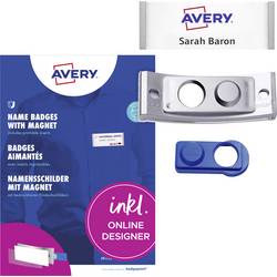 Avery-Zweckform POL20MA66-20DR Namensschild (B x H) 68 mm x 22 mm 20 St.