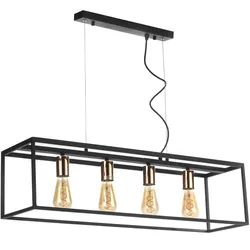 Hängeleuchte Floki Schwarz/Kupfer max. 22 Watt