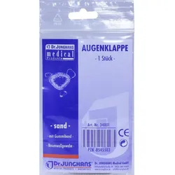 Augenklappe mit Gummiband Sand 1 ST