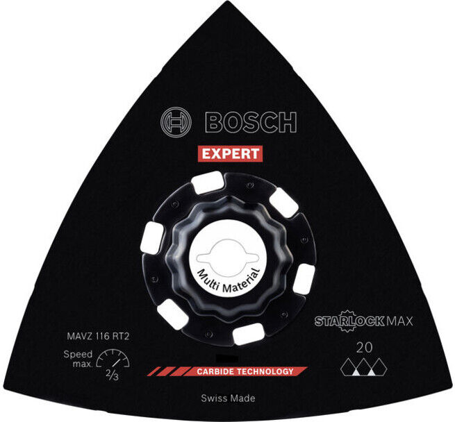 BOSCH EXPERT MAVZ 116 RT2 Plateau de ponçage, 116 mm (2608902078)