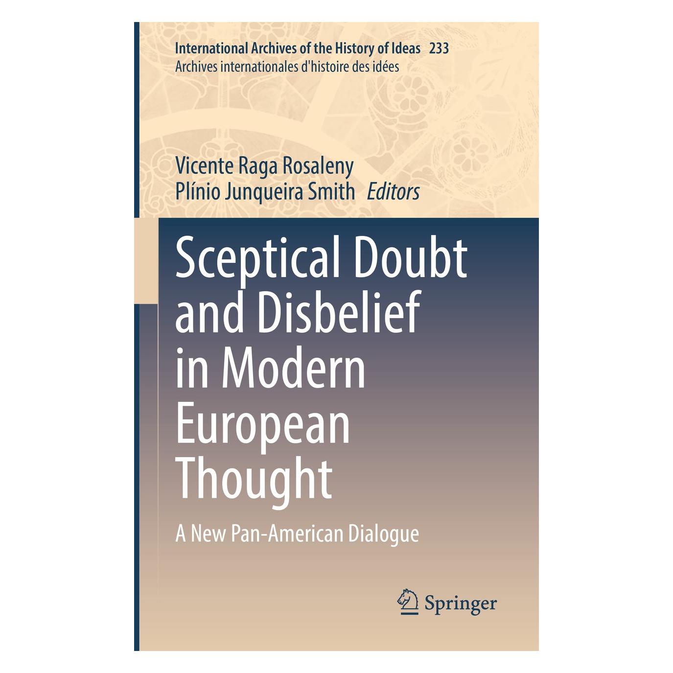 Springer Sceptical Doubt and Disbelief in Modern (Englisch, Hardcover, Plínio Junqueira Smith, Vicente Raga Rosaleny) (9783030553616)