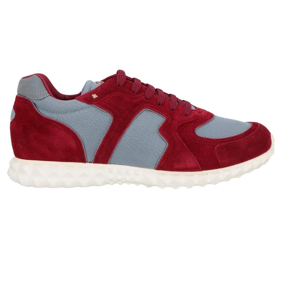 Valentino - Burgunderrote Turnschuhe