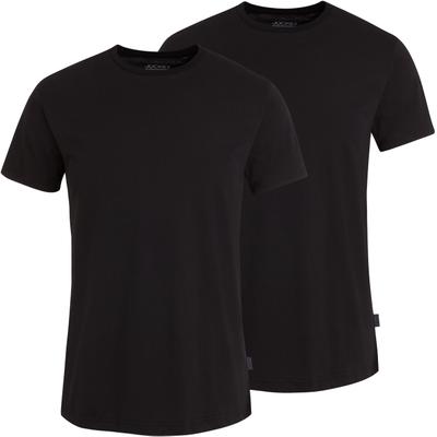 T-Shirt JOCKEY "American T-Shirt", Herren, Gr. 3XL, schwarz, Single Jersey, Obermaterial: 100% Baumwolle, unifarben, bequem normal, Rundhals, Shirts T-Shirt, Single-Jersey, Cotton, weich