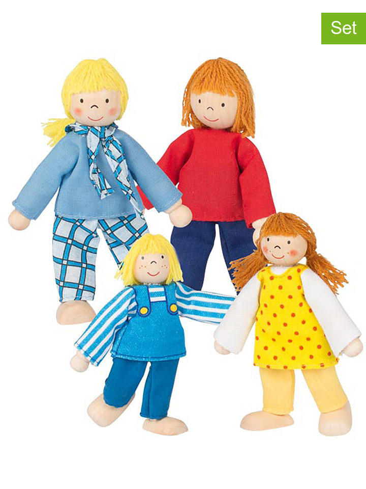 Goki 4tlg. Biegepuppen-Set "Junge Familie" - ab 3 Jahren - onesize