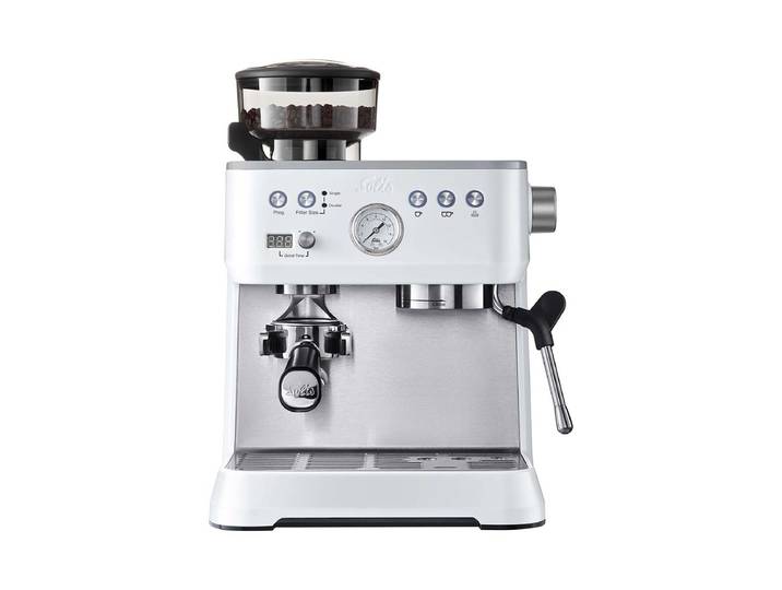 Solis Grind & Infuse Perfetta Siebträgermaschine Weiss