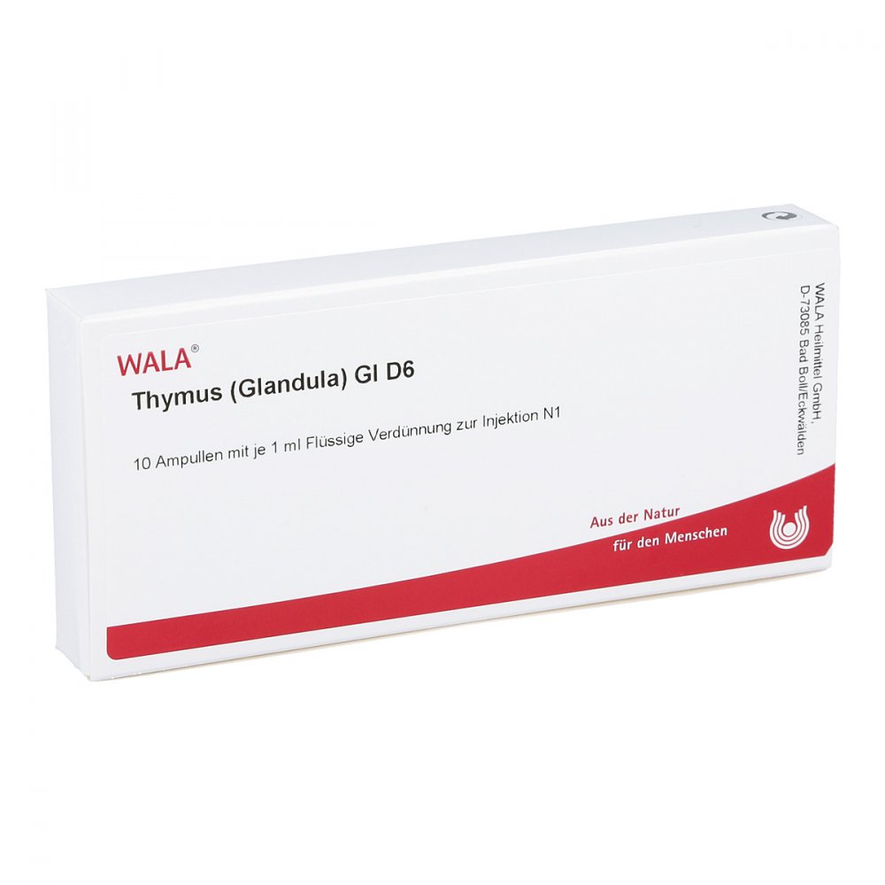 WALA Heilmittel GmbH Thymus Glandula Gl D6 Ampullen 02829576