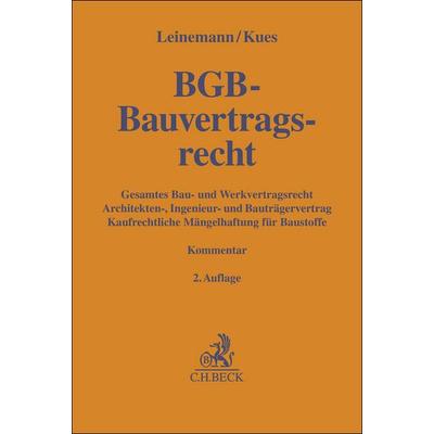 BGB-Bauvertragsrecht, Gebundene Ausgabe von , C.H. Beck, 978-3-406-77585-7