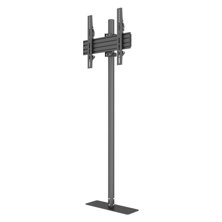 Multibrackets Bodenständer 1x, 32"-65", Stahl/Alu, schwarz (50 kg, 32" - 65") (8939)