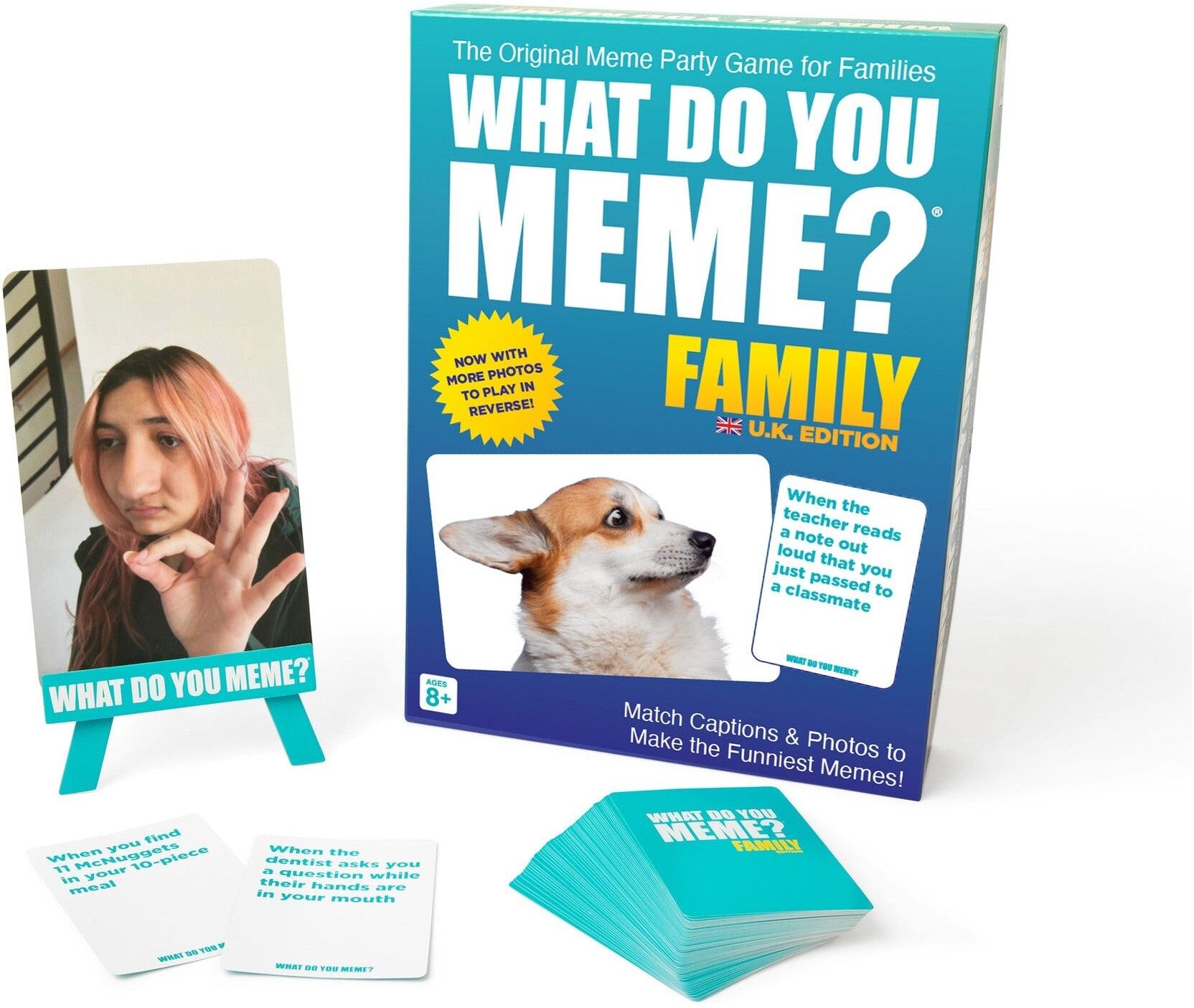 What Do You Meme? Family Edition Family Party Card Game for Families, Relatable