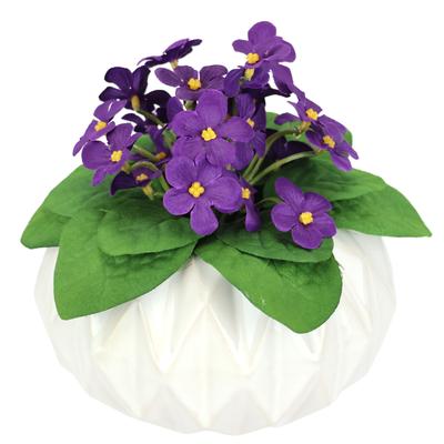 Kunstblume I.GE.A. "Veilchen in Schale", violett, H:18cm, Kunstpflanzen
