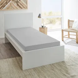 Dormisette Elastic-Jersey Spannbetttuch platin (0017) 140-160x200-220 cm