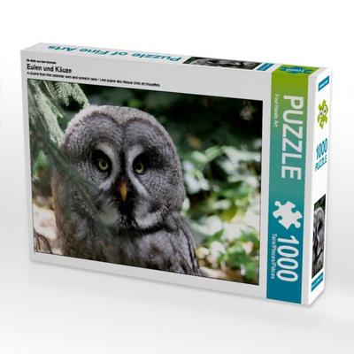 CALVENDO Puzzle Ein Motiv aus dem Kalender Eulen und Käuze | 1000 Teile Lege-Größe 64x48cm Foto-Puzzle für glückliche Stunden