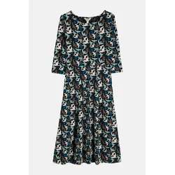 Seasalt Kleid Wild Bouquet Damen Blau Vogel Onyx