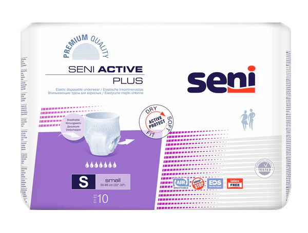Seni Active Plus Small - 16 paquets de 10 protections