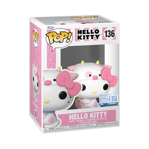 Funko Pop! Sanrio Hello Kitty in koeienkostuum vinyl verzamelfiguur nummer 136